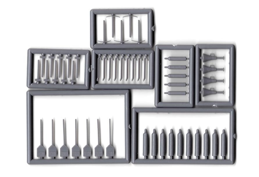Tichy Train Group 8290 HO Scale Assorted Tools 49 Pcs