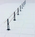 Tichy Train Group 8300 HO Scale Pennsylvania PRR Style Pipe Rail Stanchions (30 Pack)