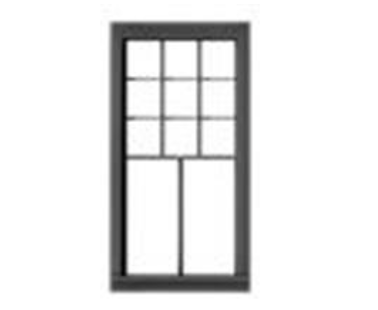Tichy Train Group 8302 HO Scale Rio Grande Southern Station - 9 Over 2 Double-Hung Window (8 Pack)