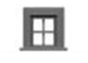 Tichy Train Group 8305 HO Scale 4-Pane Shed-Attic Window with Glazing (12 Pack)