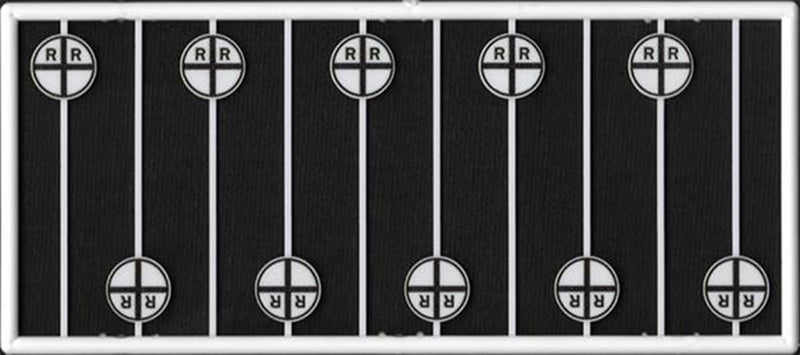 Tichy Train Group 8309 HO Scale Very Early Pre-1930s Crossing Warning Signs (10 Pack)