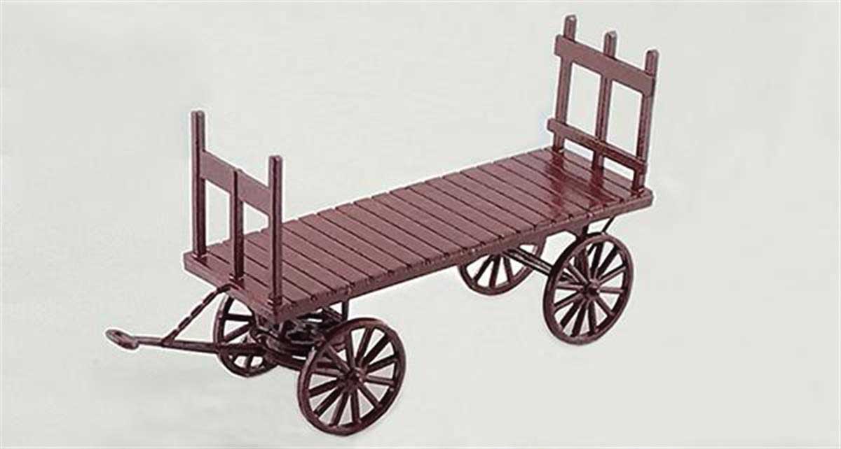 Tichy Train Group 8318 HO Scale Wood Baggage Wagon Kit (10 Pack)