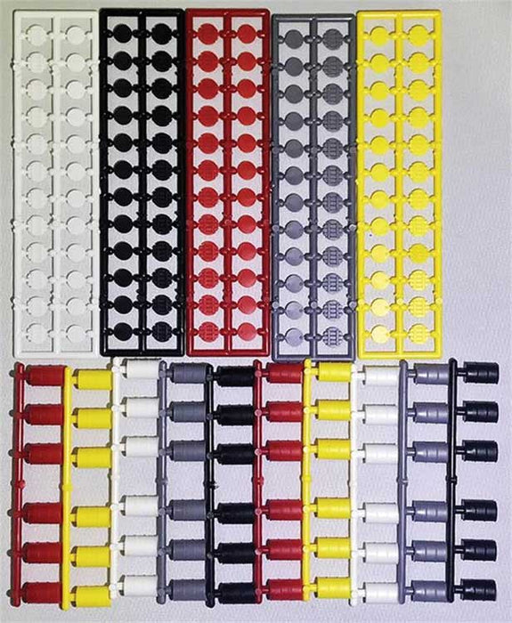 Tichy Train Group 8319 HO Scale Colored 55 Gallon Drums (60 Pack)