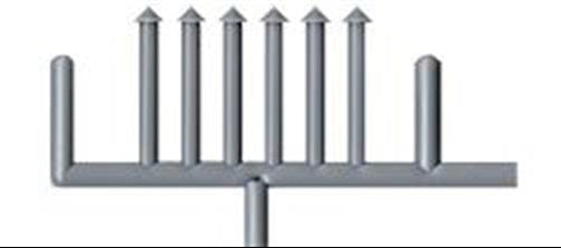 Tichy Train Group 8326 HO Scale 8' Stove Chimney Pipe (18 Pack)