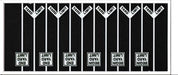 Tichy Train Group 8330 HO Scale Yard Limit Signs (12 Pack)