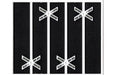 Tichy Train Group 8331 HO Scale Stop Look Listen 60-Degree Crossbucks Sign (8 Pack)