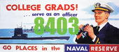 Tichy Train Group 8403 HO Scale Billboard Kit - College Grad Naval Reserve