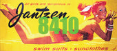 Tichy Train Group 8410 HO Scale Billboard Kit - Jantzen Swim Wear