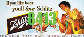Tichy Train Group 8413 HO Scale Billboard Kit - Schlitz Beer