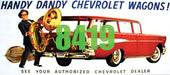 Tichy Train Group 8419 HO Scale Billboard Kit - Chevrolet Wagons