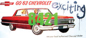 Tichy Train Group 8421 HO Scale Billboard Kit - 1963 Chevrolet