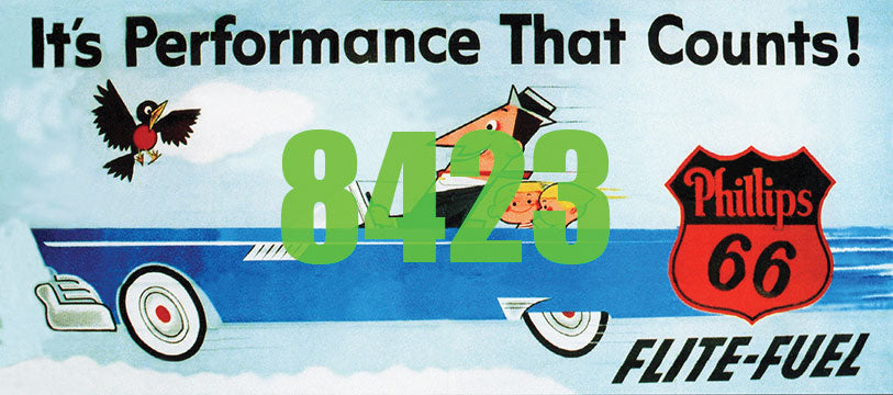 Tichy Train Group 8423 HO Scale Billboard Kit - Phillips 66 Flite Fuel
