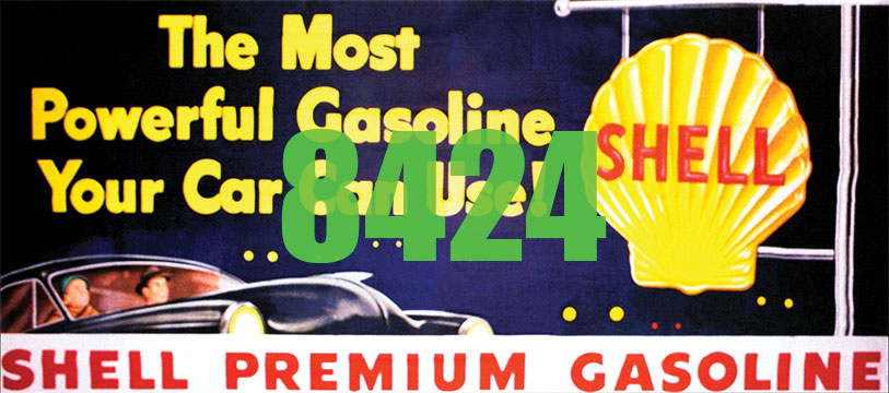 Tichy Train Group 8424 HO Scale Billboard Kit - Shell Premium Gasoline