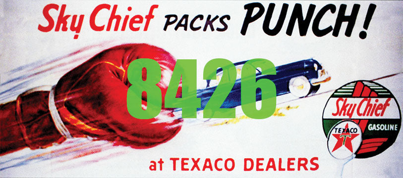 Tichy Train Group 8426 HO Scale Billboard Kit - Sky Chief at Texaco