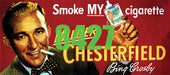 Tichy Train Group 8427 HO Scale Billboard Kit - Chesterfield Cigarette