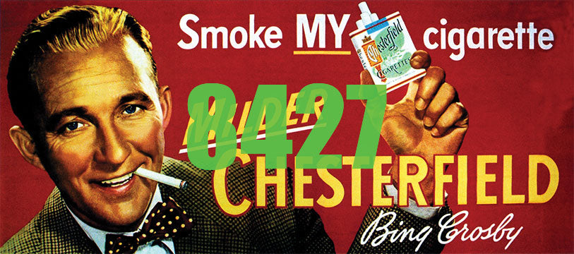 Tichy Train Group 8427 HO Scale Billboard Kit - Chesterfield Cigarette
