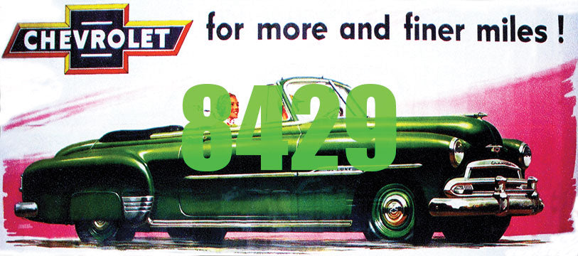 Tichy Train Group 8429 HO Scale Billboard Kit - Chevrolet Fine Miles