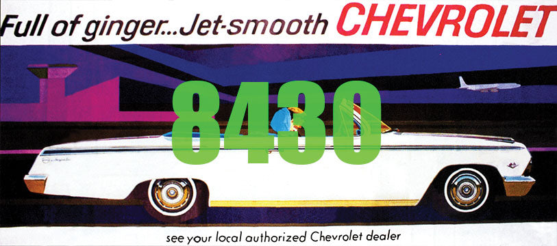 Tichy Train Group 8430 HO Scale Billboard Kit - Chevrolet Jet Smooth
