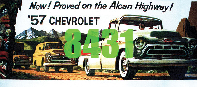 Tichy Train Group 8431 HO Scale Billboard Kit - Chevrolet 1957