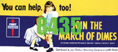 Tichy Train Group 8435 HO Scale Billboard Kit - March of Dimes