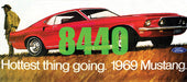 Tichy Train Group 8440 HO Scale Billboard Kit - 1969 Mustang
