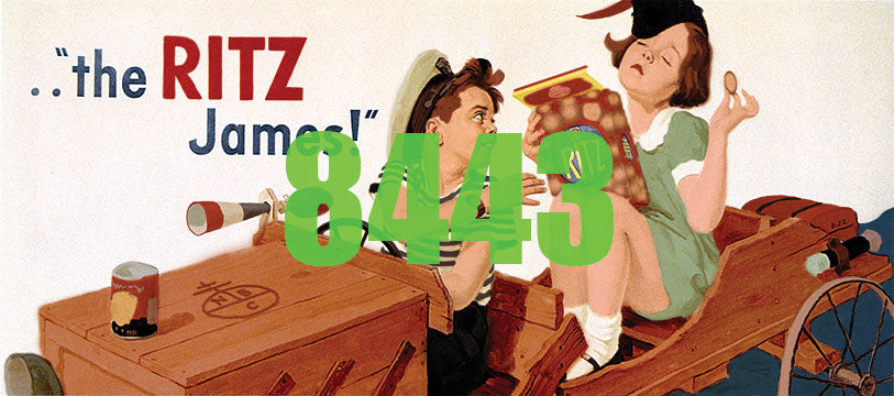 Tichy Train Group 8443 HO Scale Billboard Kit - RitZ Crackers