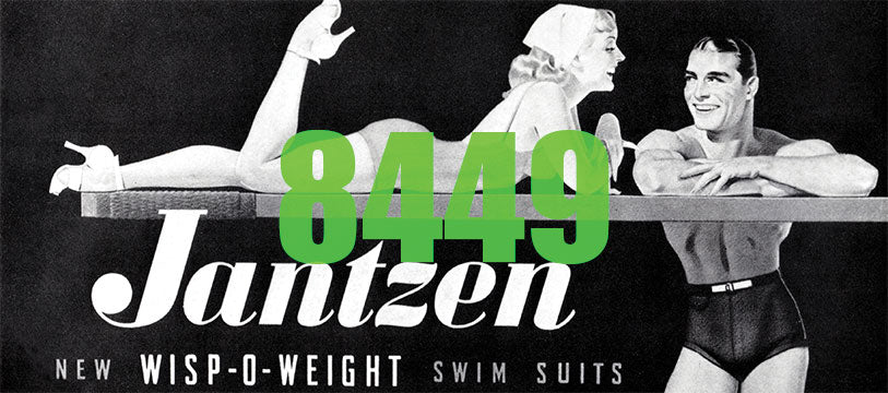 Tichy Train Group 8449 HO Scale Billboard Kit - JantZens Swimsuits (Wisp-o-Weight Slogan)