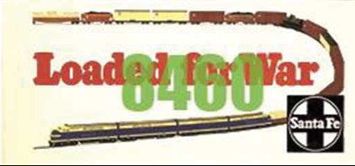 Tichy Train Group 8460 HO Scale Billboard Kit - Sante Fe at War