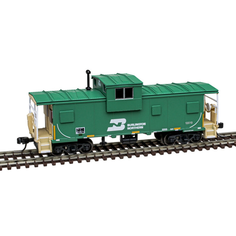 Atlas N Scale Extended Vision Caboose Burlington Northern BN