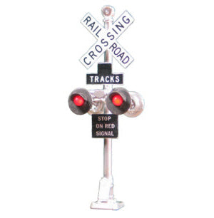 Tomar Industries 862B Working Crossing Signal with Bell Casting (1 Pair)