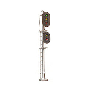 Tomar Industries H-867 HO Scale Two Head Signal 3 Light Over Two Light