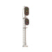 Tomar Industries H-867 HO Scale Two Head Signal 3 Light Over Two Light