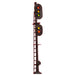 Tomar Industries H-867CO HO Scale Union Switch & Signal Ground Mast Signal 3 Light Over Two Light