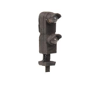 Tomar Industries H-876BL HO Scale Two Light Dwarf Signal (Black)
