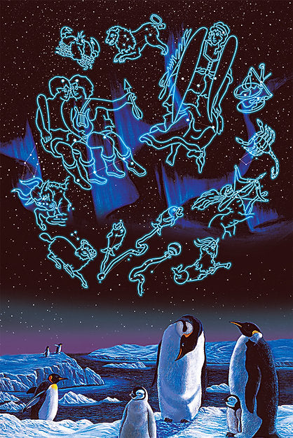 Tomax 100-091 Starry Night Puzzle 1000 Piece Puzzle (Glow In The Dark)