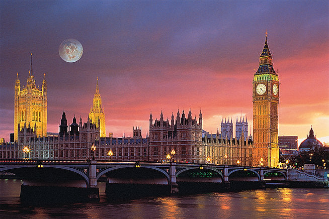 Tomax 100-101 House Of Parliament London 1000 Piece Puzzle (Glow In The Dark)