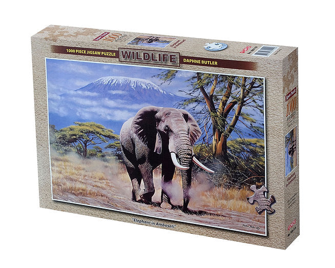 Tomax 100-119 Elephant In Amboseli 1000 Piece Puzzle