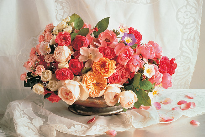 Tomax 100-125 Basket Of Roses 1000 Piece Puzzle