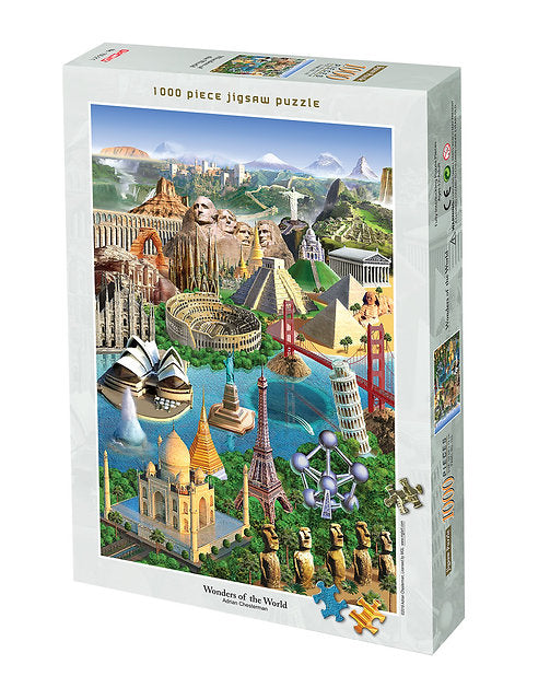 Tomax 100-211 Wonders of the World 1000 Piece Puzzle