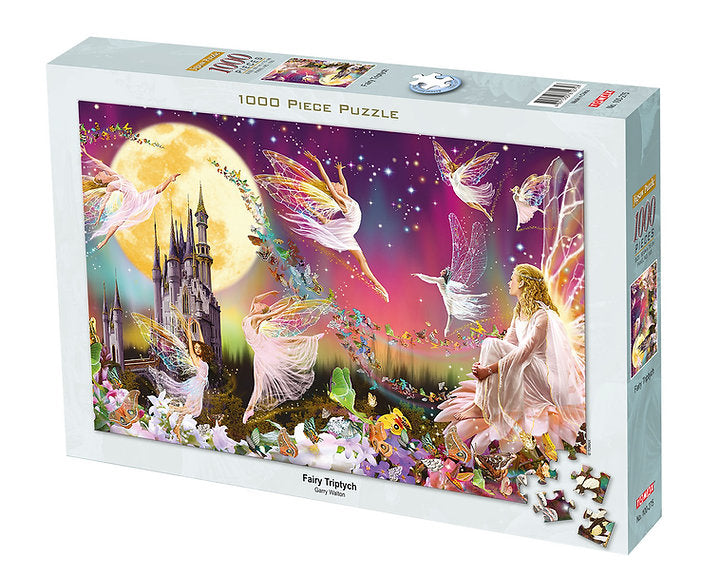 Tomax 100-275 Fairy Triptych 1000 Piece Puzzle