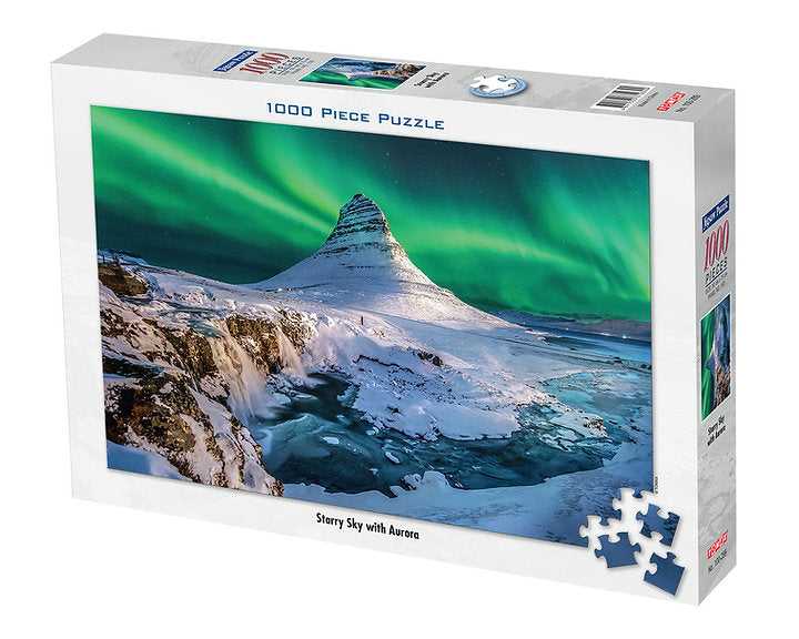 Tomax 100-289 Starry Sky With Aurora 1000 Piece Puzzle