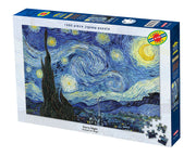 Tomax 100-342 Vincent van Gogh Starry Night 1000 Piece Puzzle (Glow In The Dark)