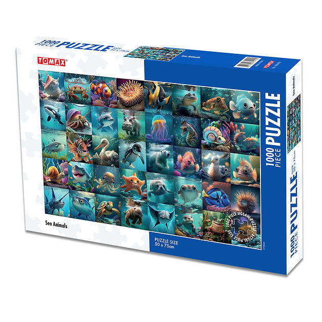 Tomax 100-419 Sea Animals 1000 Piece Puzzle