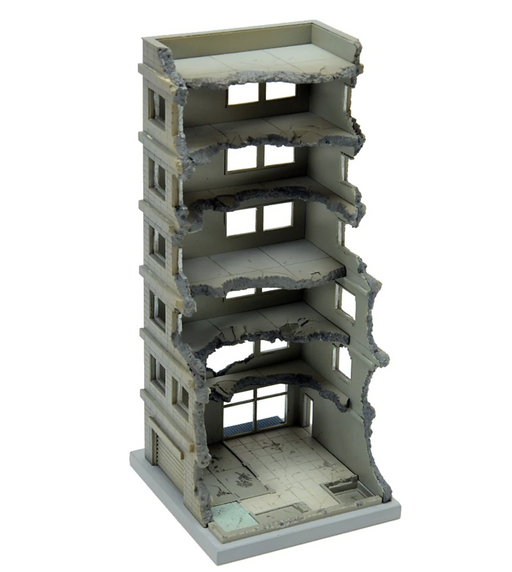 TomyTec 311850 DCM02 1/144 Dio Com Destroyed Building A Kit