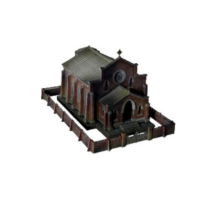 TomyTec 315780 DCM11 1/144 Dio Com Decayed Church Kit