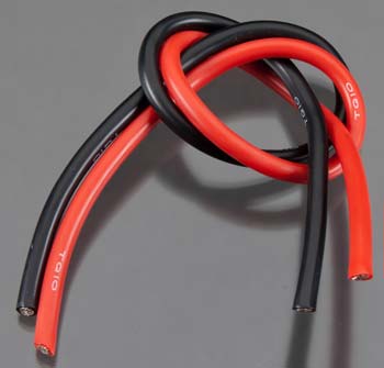 TQ Wire 1102 10 Gauge Super Flexible Wire - Black and Red (1' Each)