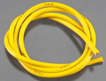 TQ Wire 1136 10 Gauge Super Flexible Wire - 3' Yellow