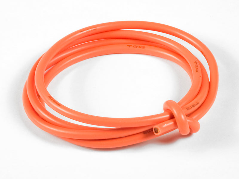 TQ Wire 1330 13 Gauge Super Flexible Wire - 3' Orange