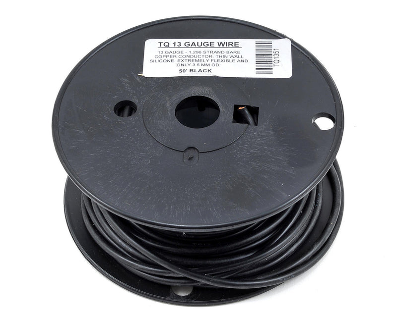 TQ Wire 1351 TQ13 13 Gauge Wire - Black (50')