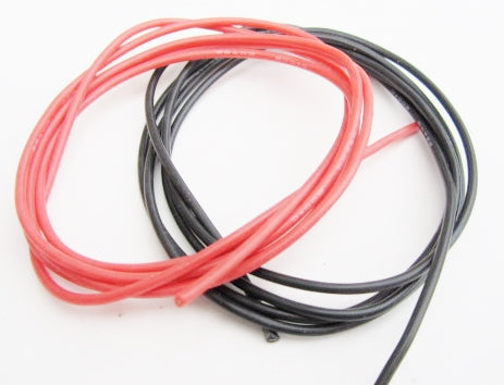 TQ Wire 2200 TQ22 22 Gauge Super Flexible Wire - 3' Black and 3' Red